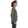 Anvil Women's Charcoal Crewneck Fleece Sweatshirt