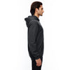 Anvil Men's Black Pullover Hooded Fleece Sweatshirt
