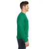 Anvil Men's Heather Green Crewneck French Terry Sweatshirt