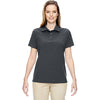 North End Women's Graphite Excursion Crosscheck Woven Polo