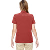 North End Women's Rust Excursion Crosscheck Woven Polo