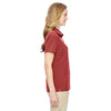 North End Women's Rust Excursion Crosscheck Woven Polo