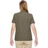 North End Women's Dark Oakmoss Excursion Nomad Performance Waffle Polo