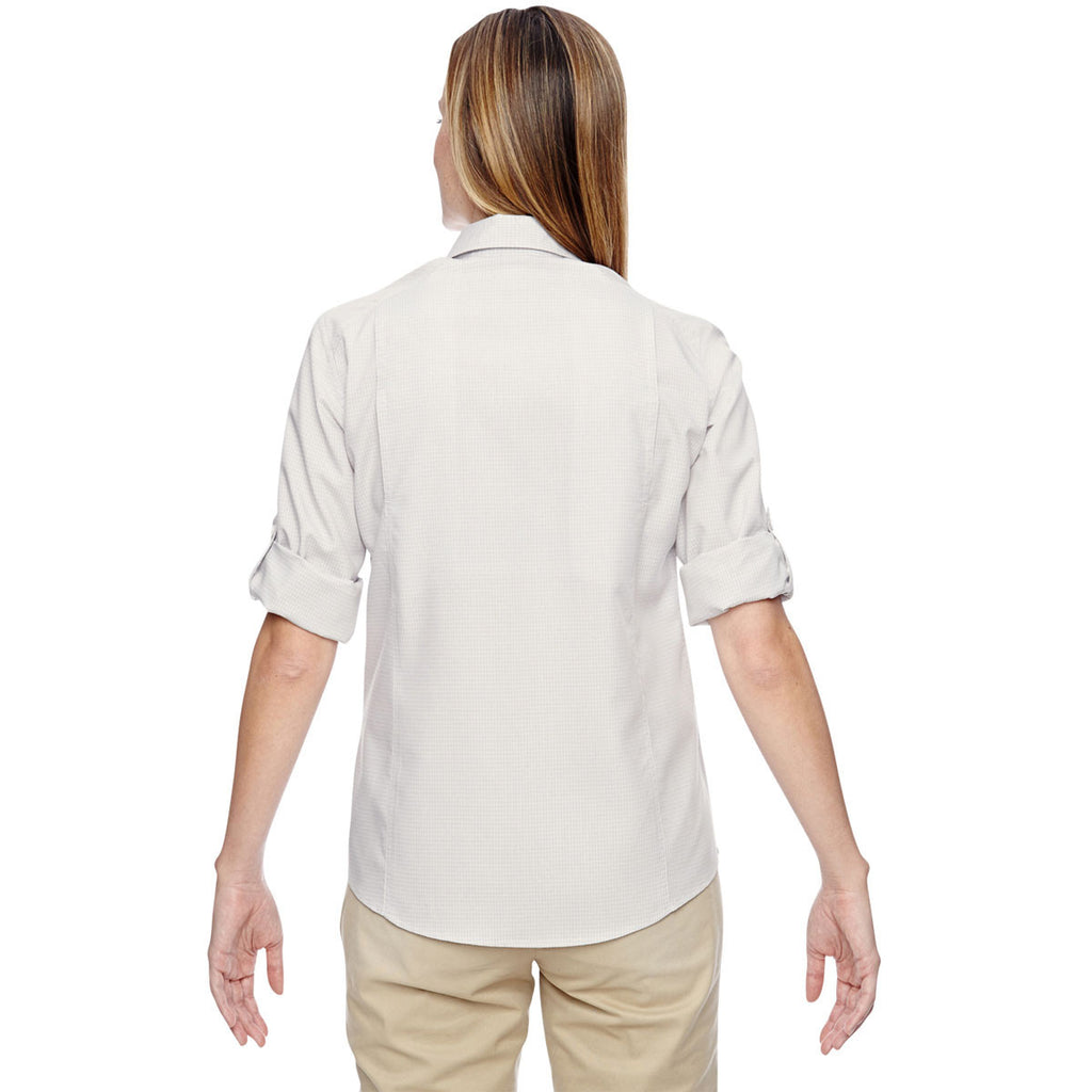 North End Women's Crystal Quartz Excursion F.B.C. Textured Performance Shirt