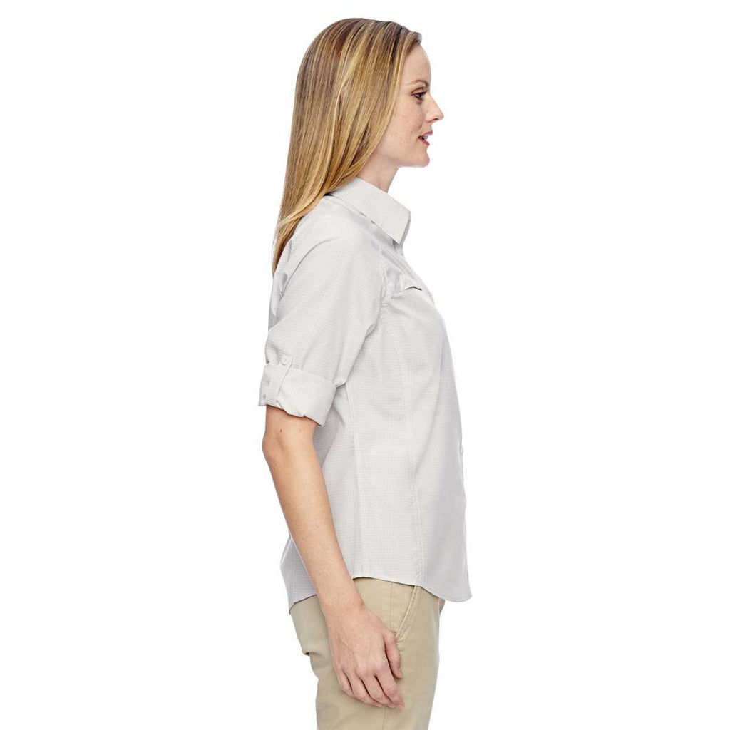 North End Women's Crystal Quartz Excursion F.B.C. Textured Performance Shirt