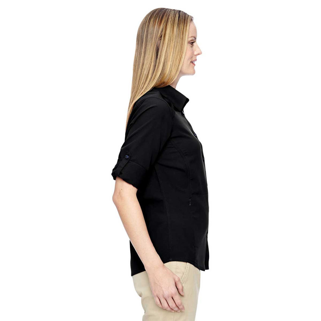 North End Women's Black Excursion Concourse Performance Shirt