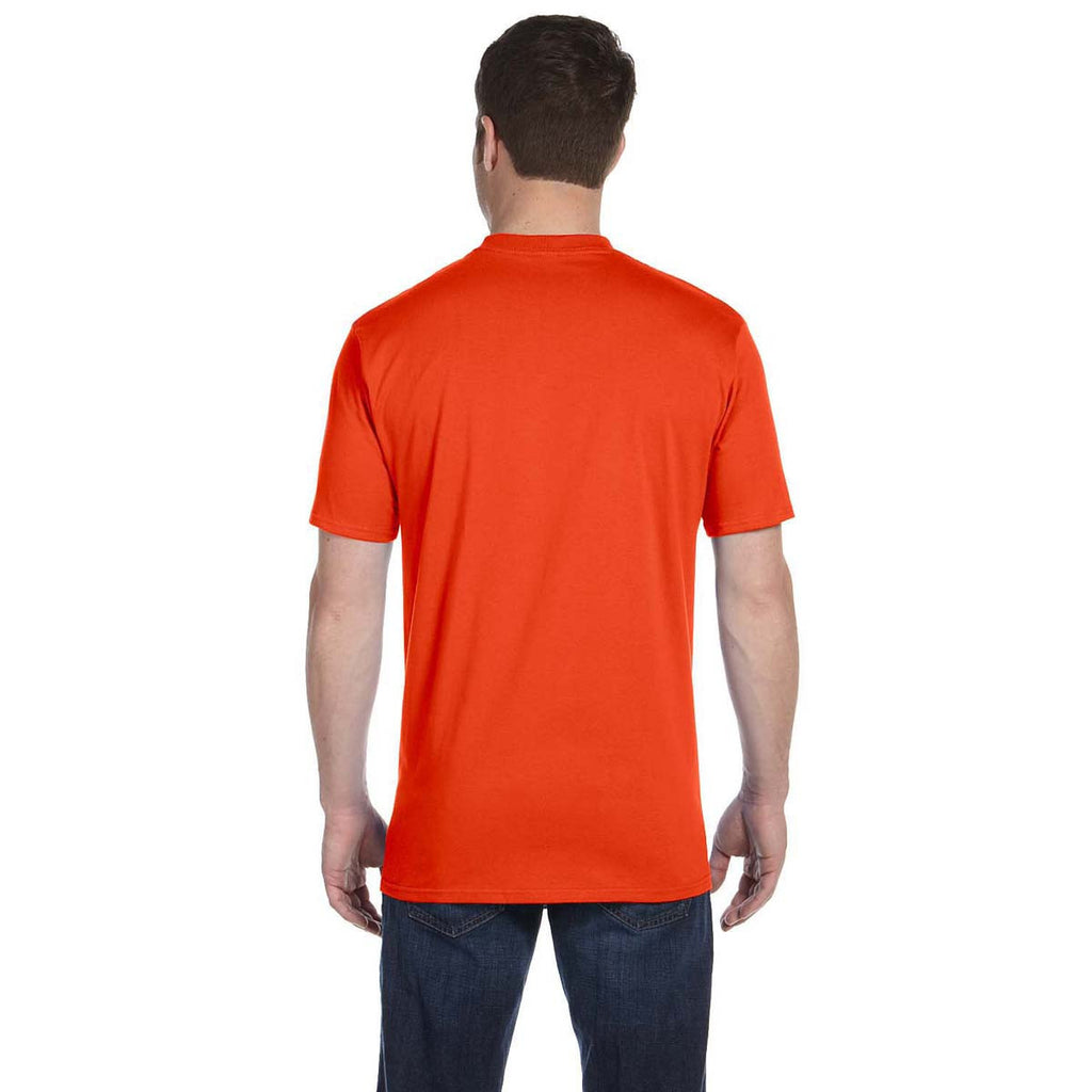 Anvil Men's Orange Midweight T-Shirt