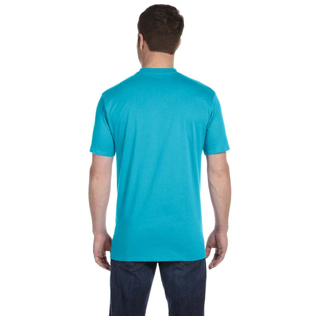 Anvil Men's Pool Blue Midweight T-Shirt