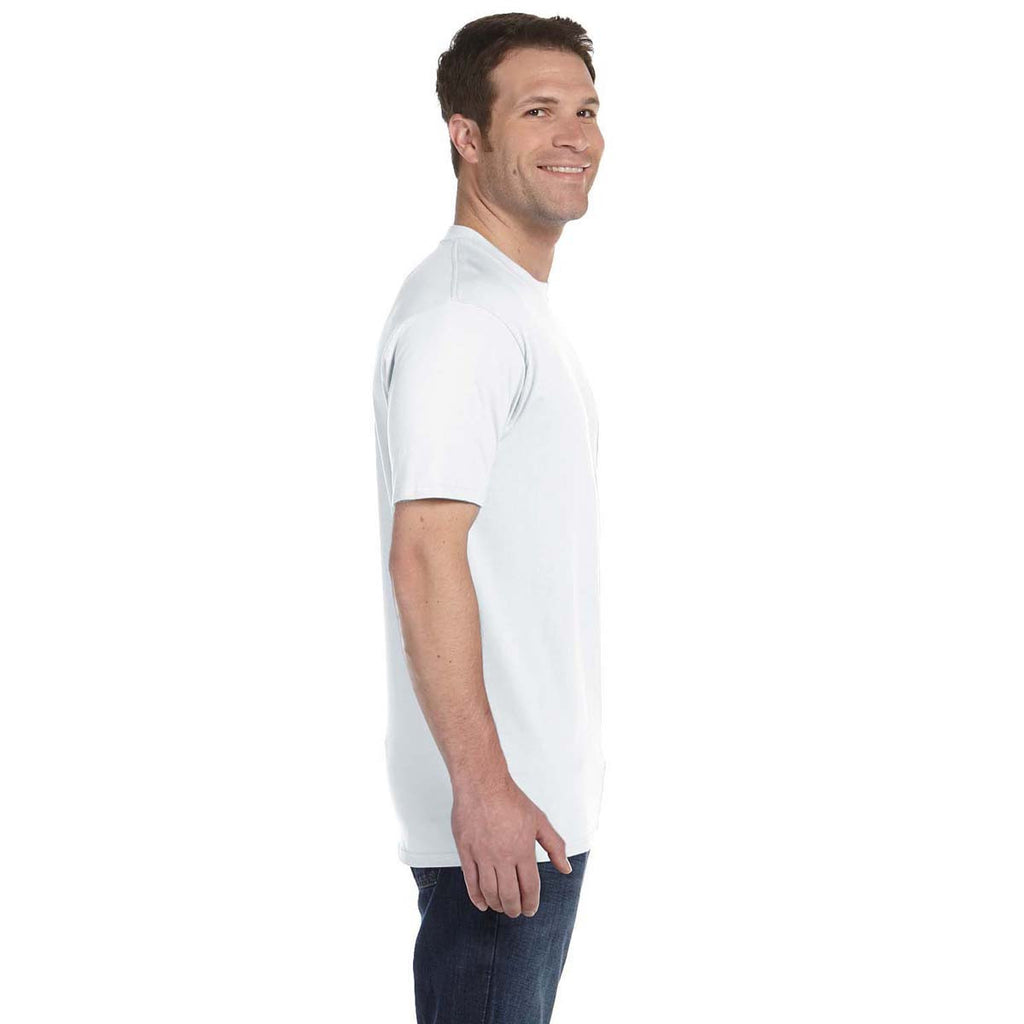 Anvil Men's White Midweight T-Shirt