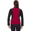 North End Women's Classic Red Terrain Colorblock Soft Shell with Embossed Print