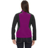 North End Women's Raspberry Terrain Colorblock Soft Shell with Embossed Print