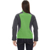 North End Women's Valley Green Terrain Colorblock Soft Shell with Embossed Print