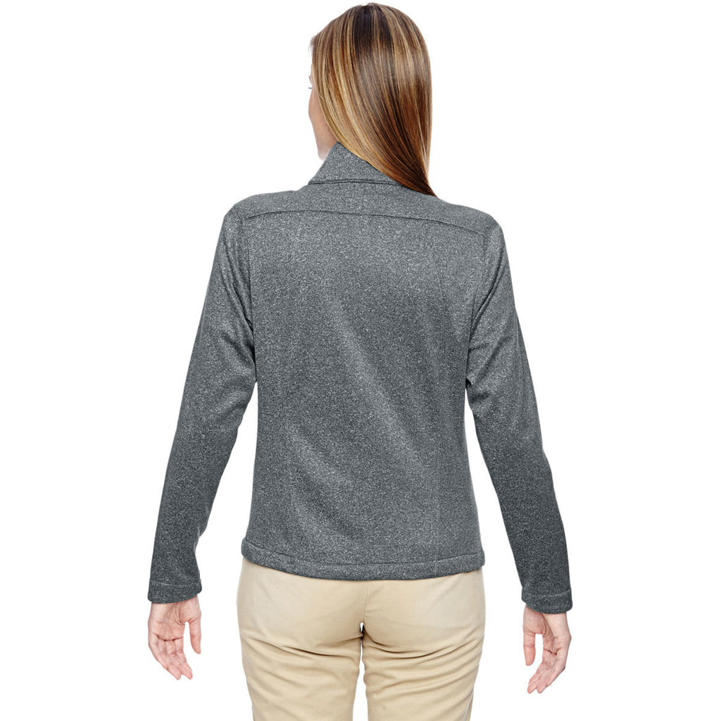 North End Women's Classic Navy Victory Hybrid Performance Fleece Jacket