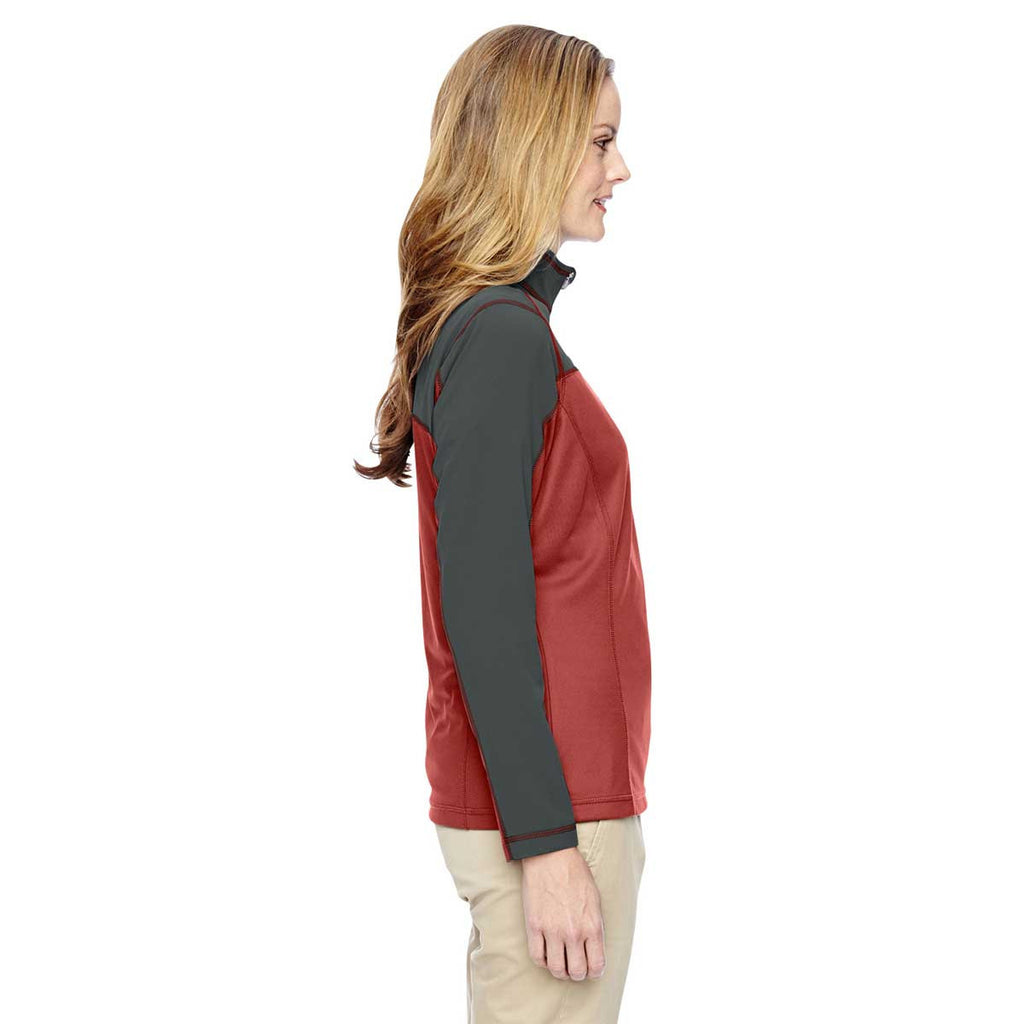 North End Women's Rust Excursion Circuit Performance Half-Zip