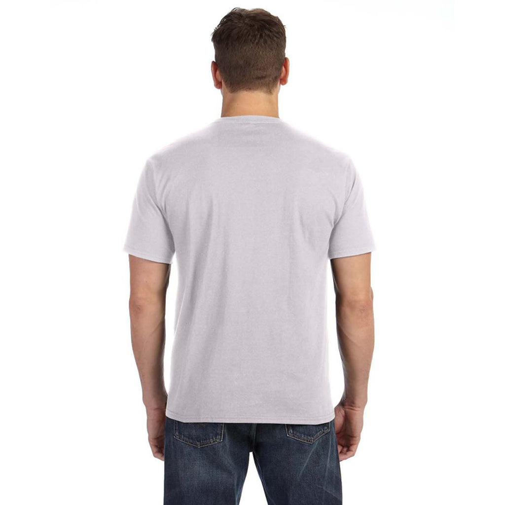 Anvil Men's Ash Midweight Pocket T-Shirt