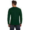 Anvil Men's Forest Green Midweight Long-Sleeve T-Shirt