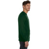 Anvil Men's Forest Green Midweight Long-Sleeve T-Shirt