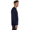 Anvil Men's Navy Midweight Long-Sleeve T-Shirt