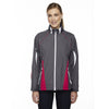 North End Women's Black Silk Impact Active Lite Colorblock Jacket