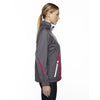 North End Women's Black Silk Impact Active Lite Colorblock Jacket