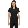 North End Women's Black Sonic Performance Polo