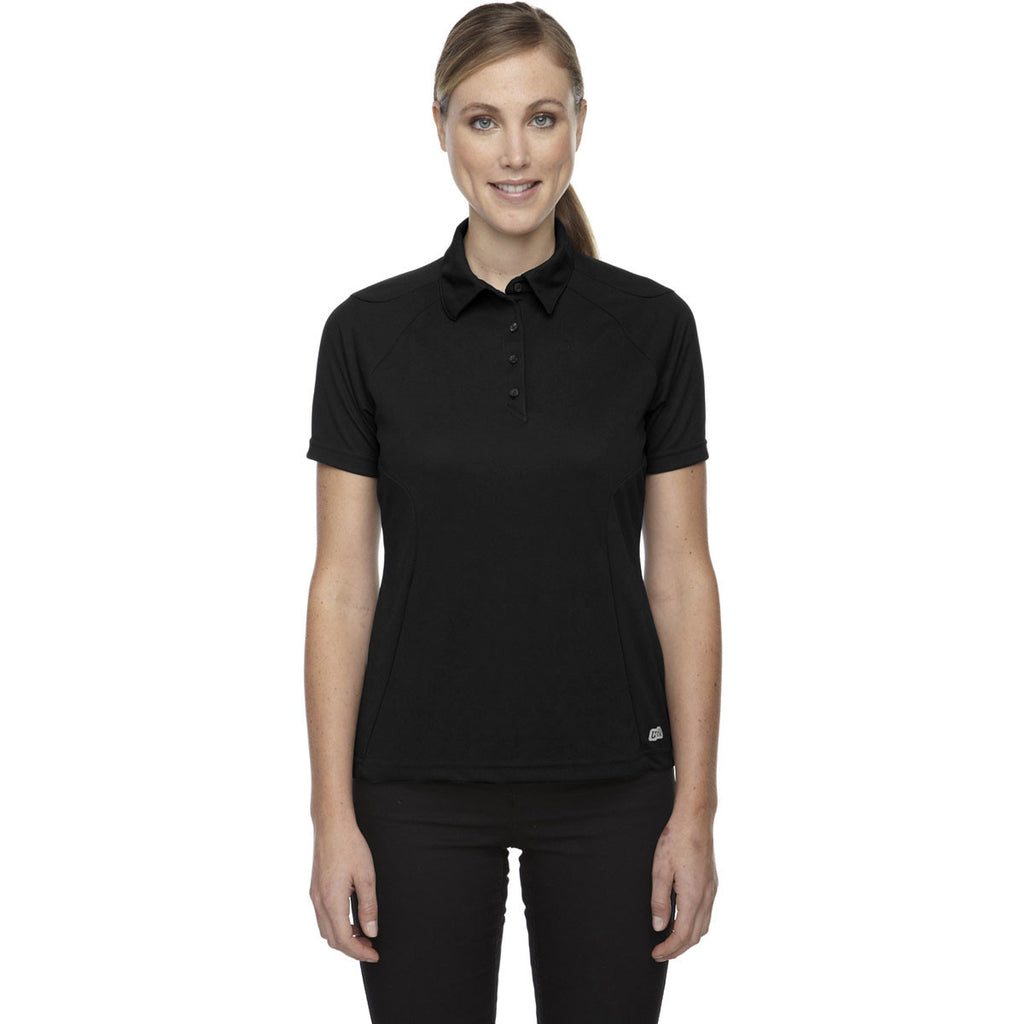 North End Women's Black Dolomite UTK Performance Polo