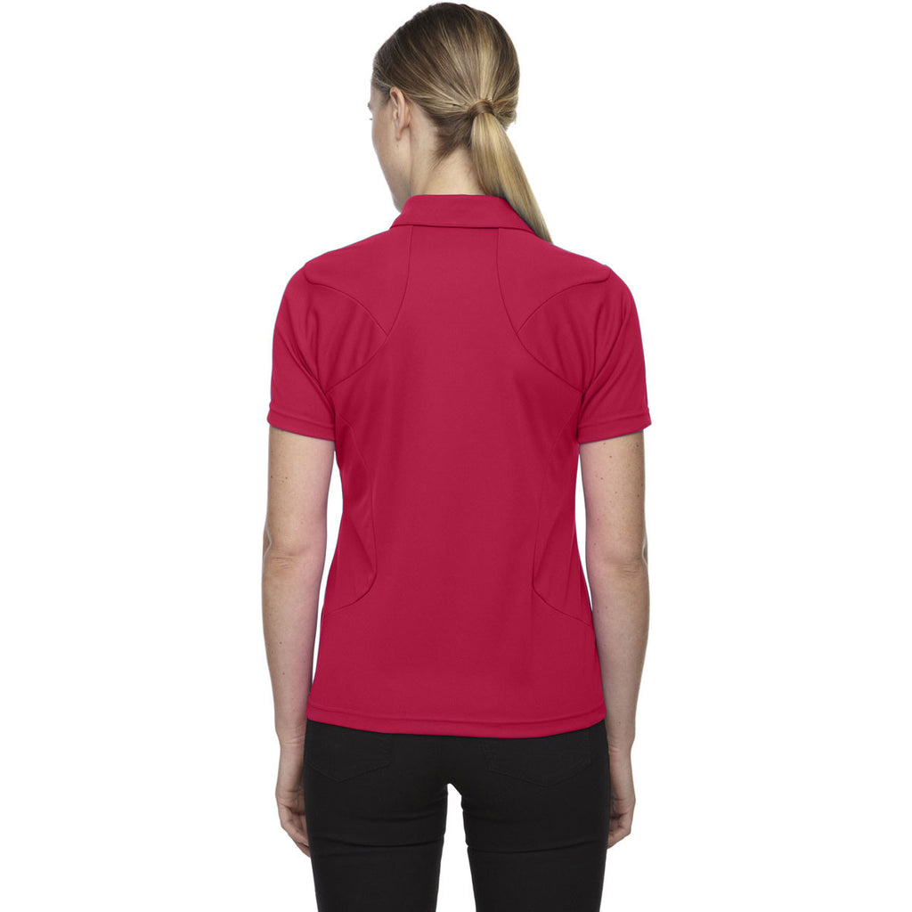 North End Women's Olympic Red Dolomite UTK Performance Polo