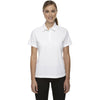 North End Women's White Dolomite UTK Performance Polo