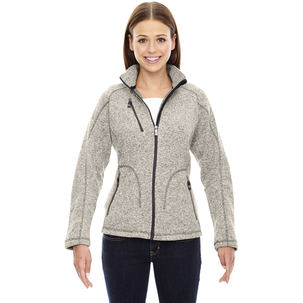 North End Women's Light Heather Peak Jacket