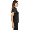 North End Women's Black Symmetry Coffee Performance Polo