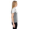 North End Women's Crystal Quartz Performance Embossed Print Polo