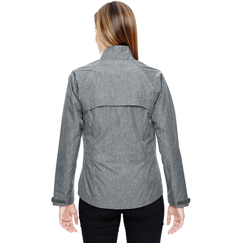 North End Women's Light Grey Frequency Melange Jacket