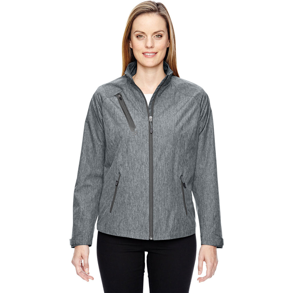 North End Women's Light Grey Frequency Melange Jacket