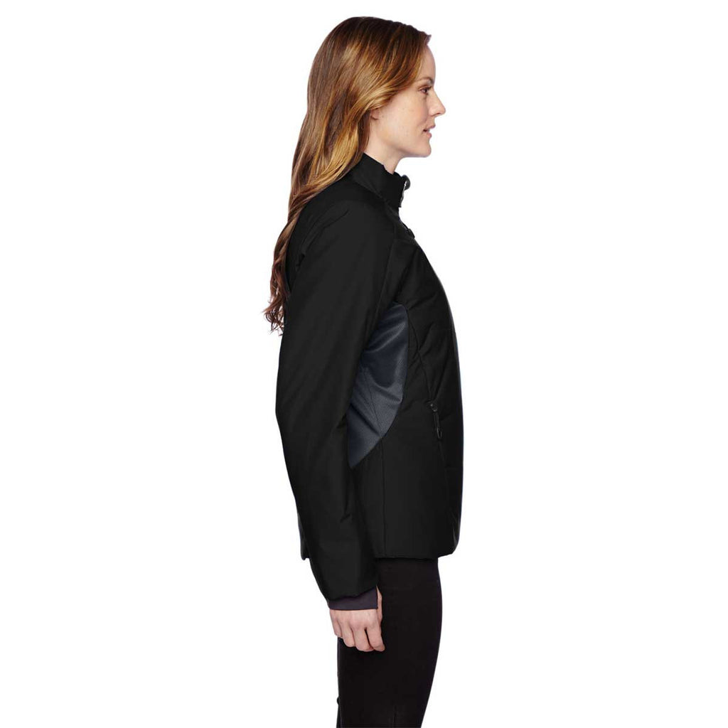 North End Women's Black Insulated Jacket with Heat Reflect Technology