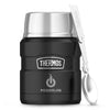 Thermos Matte Black Stainless King Food Jar with Spoon – 16 oz.