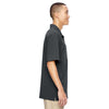 North End Men's Graphite Excursion Crosscheck Performance Woven Polo