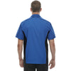 North End Men's True Royal Fuse Colorblock Twill Shirt