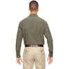 North End Men's Dark Oakmoss Excursion Utility Two-Tone Performance Shirt