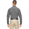 North End Men's Graphite Excursion Utility Two-Tone Performance Shirt