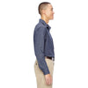 North End Men's Navy Excursion Utility Two-Tone Performance Shirt