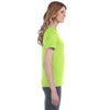 Anvil Women's Neon Green Lightweight T-Shirt
