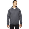 North End Men's Carbon Heather Pivot Performance Fleece Hoodie