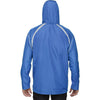 North End Men's Light Nautical Blue Sirius Lightweight Jacket with Embossed Print