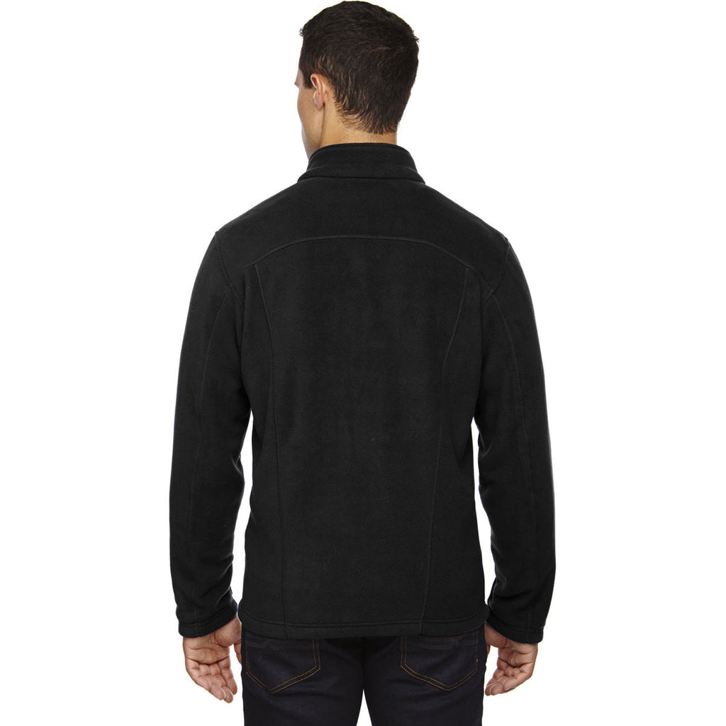 North End Men's Black Tall Voyage Fleece Jacket