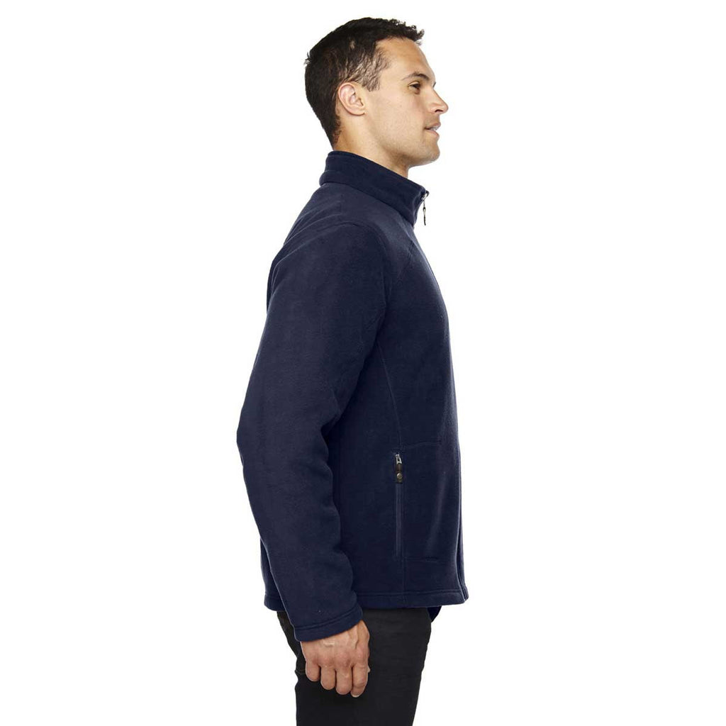 North End Men's Classic Navy Tall Voyage Fleece Jacket