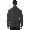 North End Men's Heather Charcoal Tall Voyage Fleece Jacket