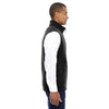 North End Men's Black Voyage Fleece Vest