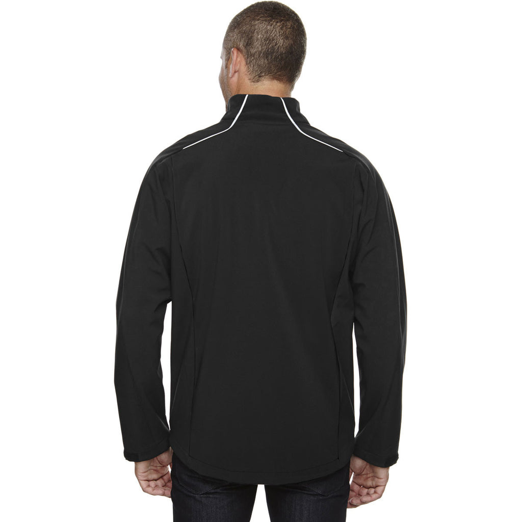 North End Men's Black Terrain Colorblock with Embossed Print