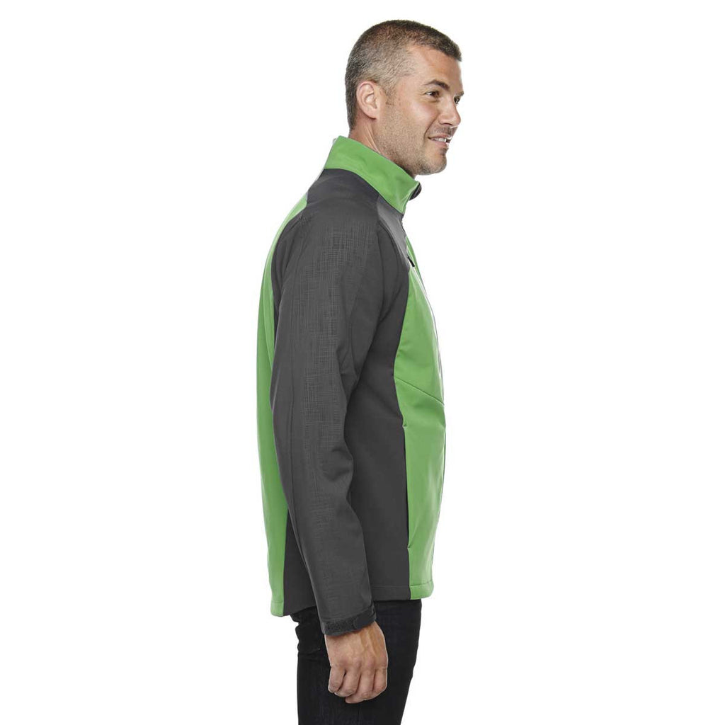 North End Men's Valley Green Terrain Colorblock with Embossed Print