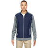 North End Men's Classic Navy Victory Hybrid Performance Fleece Jacket